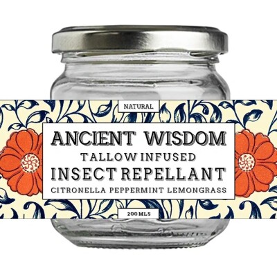 ANCIENT WISDOM INSECT REPELLANT – 200ML JAR Image