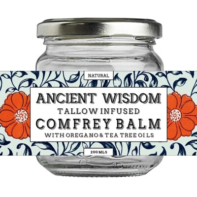 ANCIENT WISDOM COMFREY BALM – 200ML JAR Image