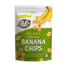 Organic Sweetened Banana Chips 300g