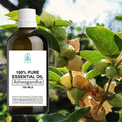 Ashwagandh 100% Pure Essential Oil – 100 ml Bottle Image