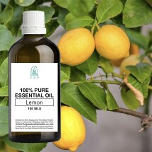 Lemon Pure Essential Oil - 100 ml Bottle Image