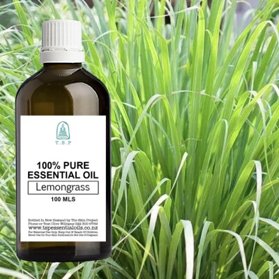 Lemongrass Pure Essential Oil – 100 ml Bottle Image