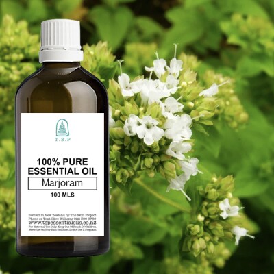 Marjoram Pure Essential Oil – 100 ml Bottle Image