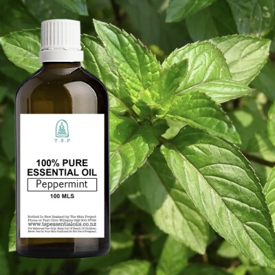 Peppermint Pure Essential Oil – 100 ml Bottle Image