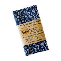 Sandwich Wrap - Perennial Blue (Organic)|Beeswax Wraps