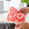 SPRUCE Biodegradable Dishcloth | Red Flower Image