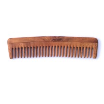 Wooden Neem Comb Wide Tooth Image
