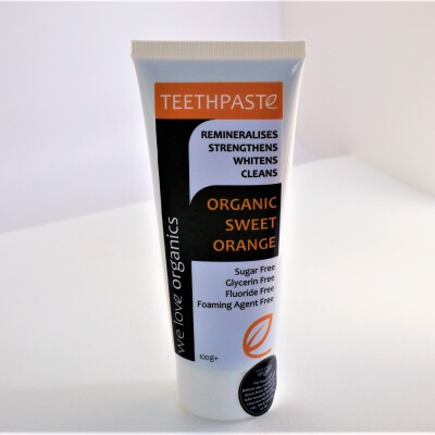 Organic Sweet Orange Teethpaste 100g Image