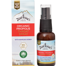 Organic Propolis Throat Spray with Manuka Honey MG550+