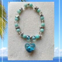 Ocean Heart Bracelet