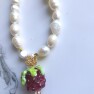 Raspberry Pearl Necklace Image