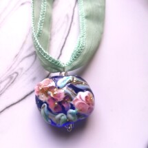 Abstract Blossom Bead Wrap Necklace Image