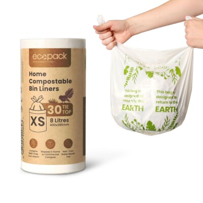 Ecopack 8L Extra Small Compostable Caddy Liners Image