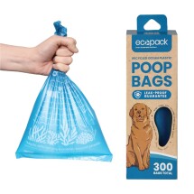 Ecopack Recycled Ocean-bound Plastic Dog Poop Bag x 300