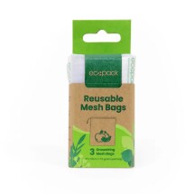Ecopack 3 Pack Reusable Mesh Bags