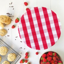 GINGHAM ALL DAY | Reusable bowl cover Image