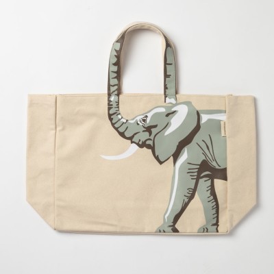 Elephant Canvas Tote Bag. Image
