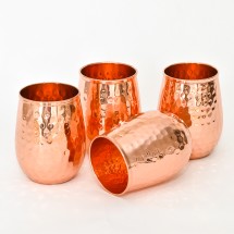 Copper Stemless Glasses (Set of 4)