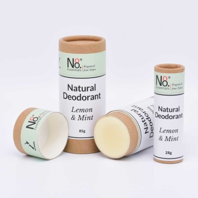 Natural Deodorant – Lemon & Mint – Compostable Image