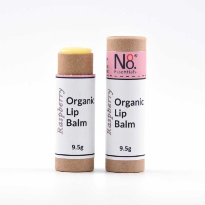 Organic Lip Balm – Raspberry – Compostable Tube Image