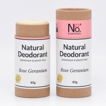 Natural Deodorant - Rose Geranium - Compostable Image
