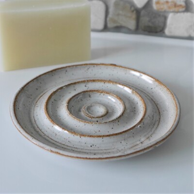 Handthrown Ceramic Soap Dish Image