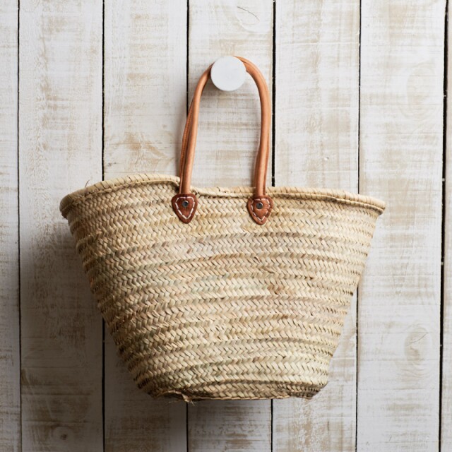 French Market Basket - Soft Handles by Etico | Green Elephant NZ