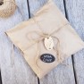 Set 0f 5 Wooden tags Reusable write-on Tags (Pine) Image