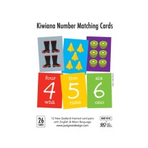 FLA001 Flash Cards - Kiwiana Number Matching Cards