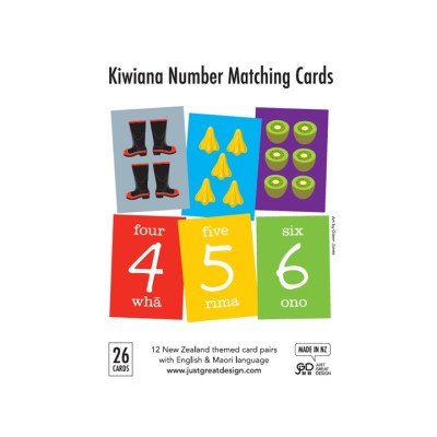 FLA001 Flash Cards – Kiwiana Number Matching Cards Image
