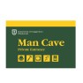 WOO001 Wooden Sign – Man Cave A5 Image