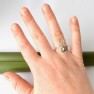 Adjustable Pearl Spiral Ring Image