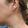 Eco Silver 2 Way Large Leaf Earrings Image