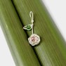 Rose Necklace with Swarovski Crystals Image