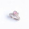 Rose Ring with Swarovski Crystal Image