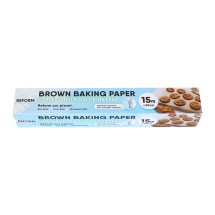 Unbleached & Unchlorinated Brown Baking Paper 15m Image