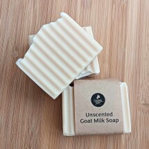 Unscented Goat Milk Soap - Udderly Pure    110g Image