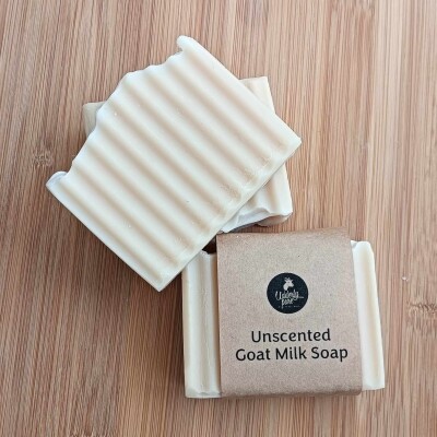 Unscented Goat Milk Soap – Udderly Pure    110g Image