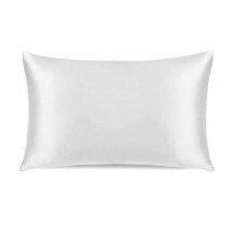 White Organic Silk PIllowcase Image