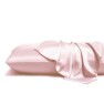 Pink Organic Mulberry Silk Pillowcase Image