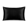 Black Organic Silk Pillowcase Image