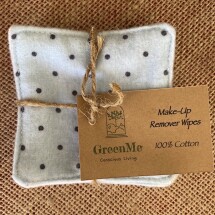 100% Cotton Make Up Remover Wipe - 5 Pack - BLUE SPOT