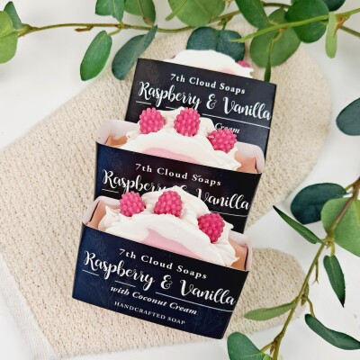 Raspberry & Vanilla Soap Image