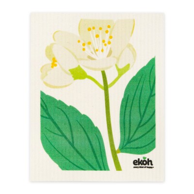 EKOH Biodegradable Dishcloth –  Jasmine Print Image