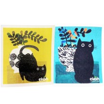 EKOH Biodegradable Dishcloth -  Cats