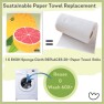 Eco Sponge Cloth Swedish Dishcloth2pk Grapefruit & Lime Image