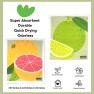 Eco Sponge Cloth Swedish Dishcloth2pk Grapefruit & Lime Image