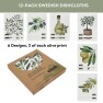 12 pk. EKOH Dishcloths Absorbent Biodegradable Olive Image