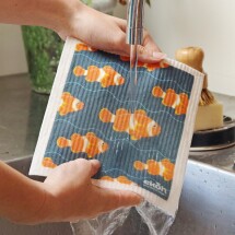 EKOH Dishcloth - Compostable Sponge Cloth -  Clown Fish Image