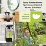Clear Glass Bottles Pump & Spray 2 Pack+Bonus Labels Image